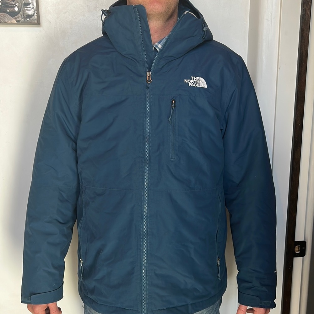 North face mens large winter coat